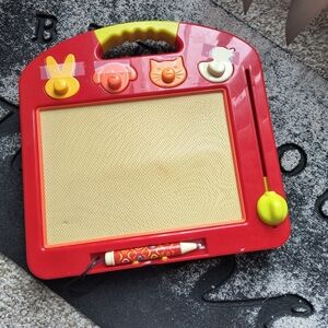 B. Toys Magnetic Drawing Board Sketch Pad Toy With Stamps